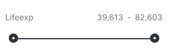 RangeSlider selector