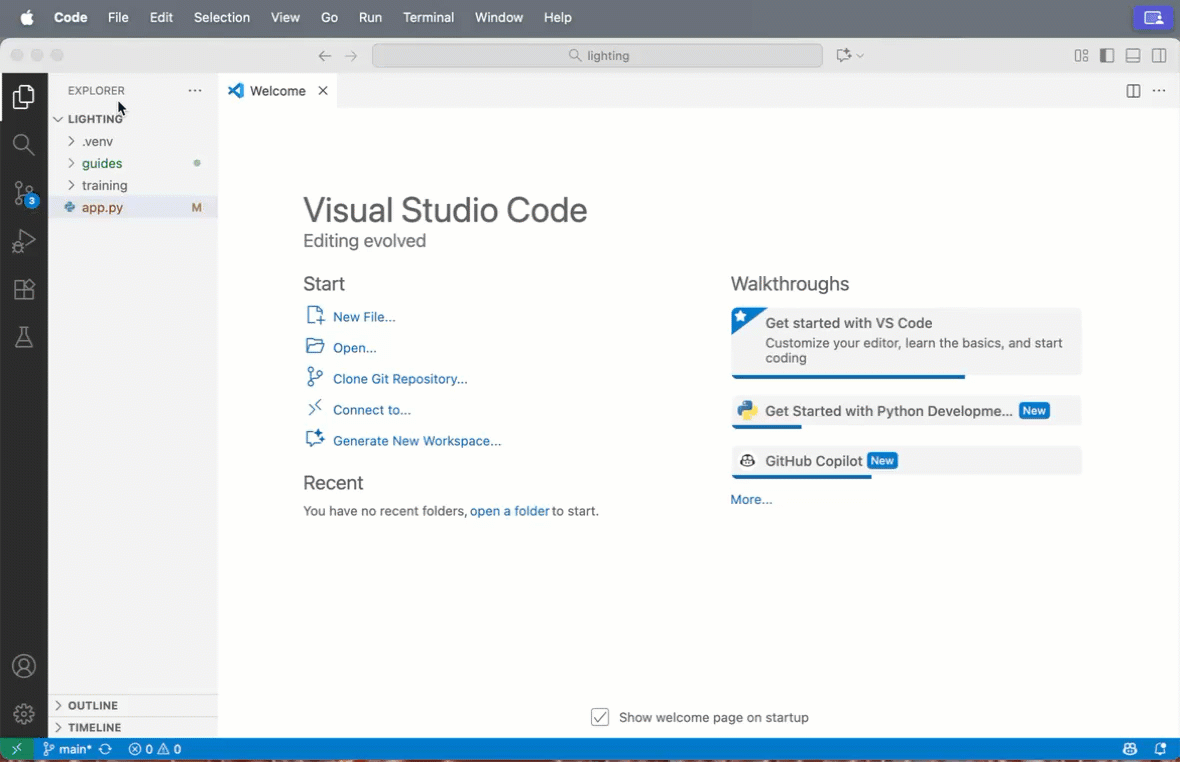 Show where to find MCP settings in VS Code